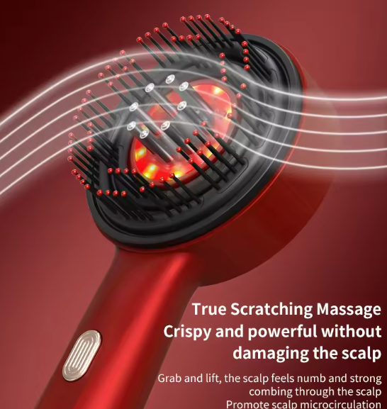 ScalpCare Red Light Massage Comb