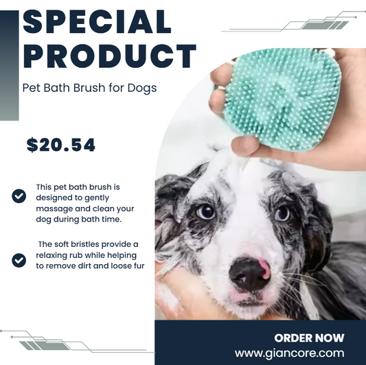 Pet Bath Brush for Dogs